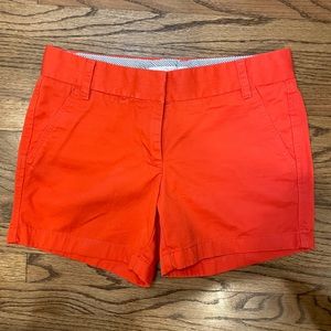 J. Crew Red Chino Shorts